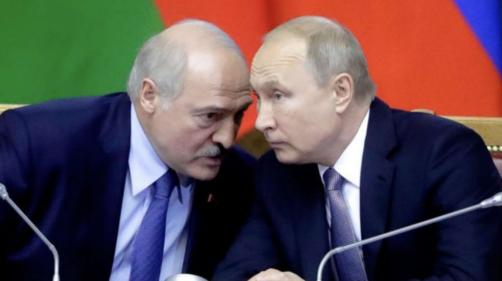 Vladimir Putin and Alexander Lukashenka