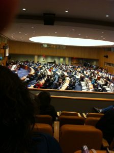 UN General Assembly - the view from the cheap seats