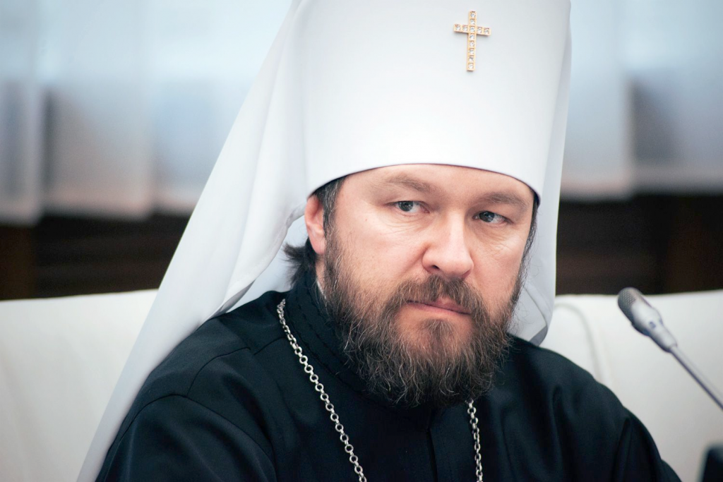 Metropolitan Hilarion, the chairman of the Patriarchate's Department of External Church Relations