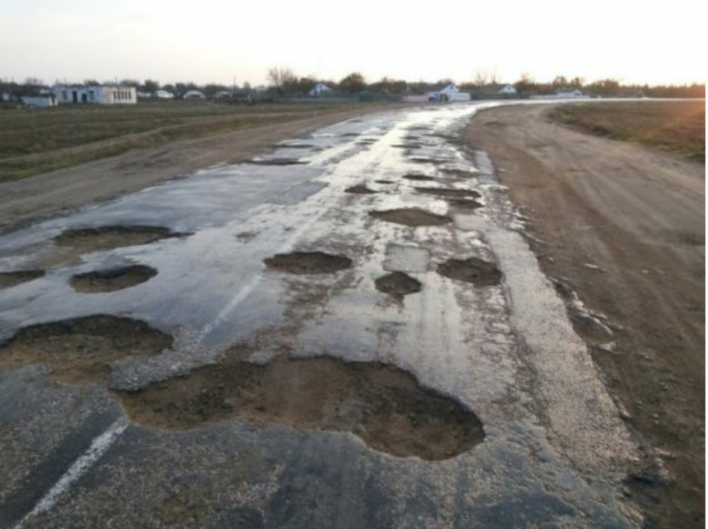 Typical Russian road.
